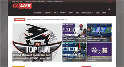 Desktop Screenshot of golivesportscast.com